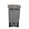 Toter 64 Gal. Graystone Document Trash Can with Wheels and Lid Lock CDA64 - alternate 5